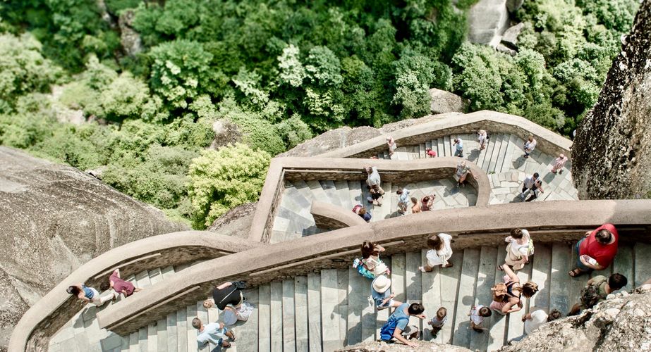 Holy Monastry Of Great Meteoron trappen